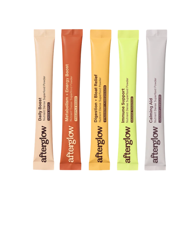 Kai’s original Zingy Afterglow sachet concepts